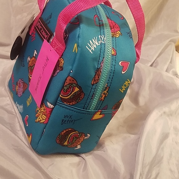 Betsey Johnson ice cream fries print lunchbox - Picture 2 of 4